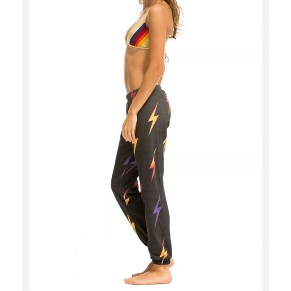 Aviator Nation Repeating Lighting Bolt Design, size small - Picture 1 of 9